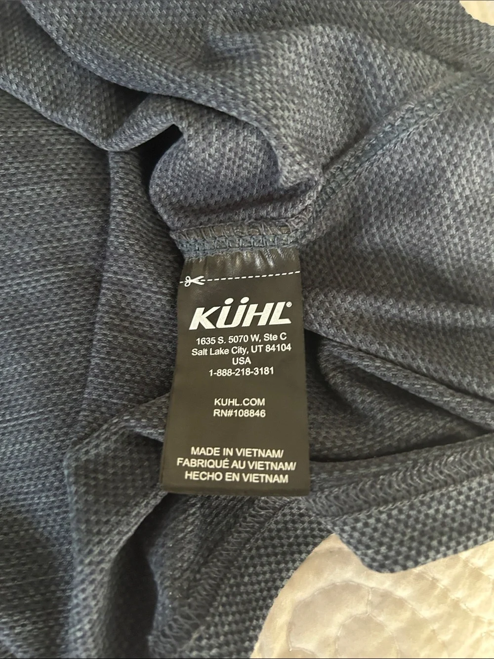Kuhl Men's Lightweight Hooded Long-Sleeve Engineered Shirt Size L Blue